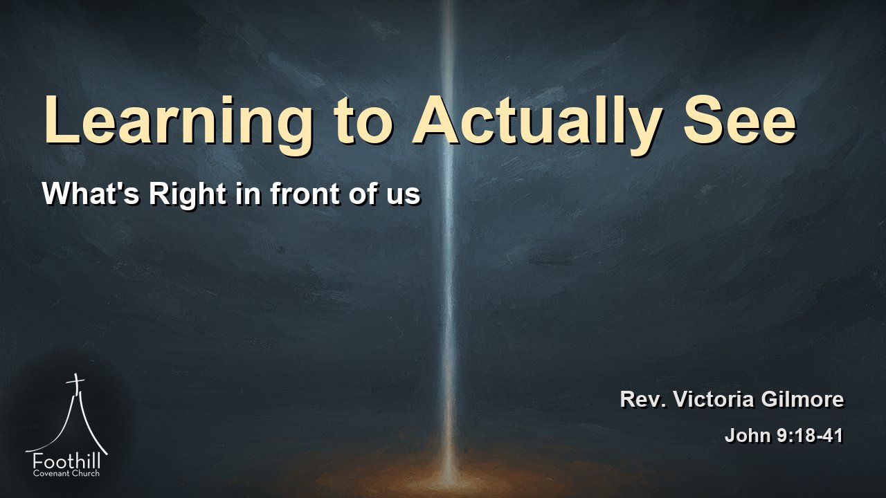 Thumbnail for What's Right in front of us