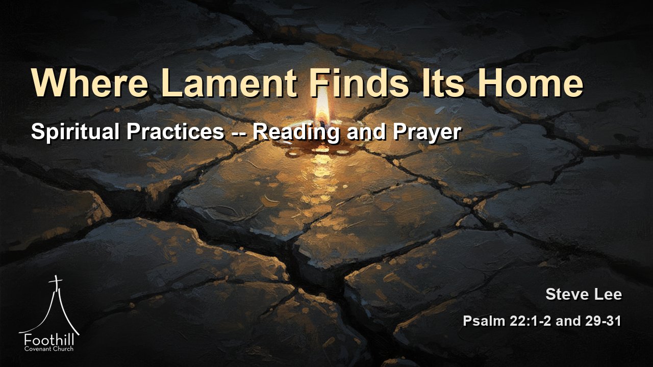 Thumbnail for Spiritual Practices -- Reading and Prayer