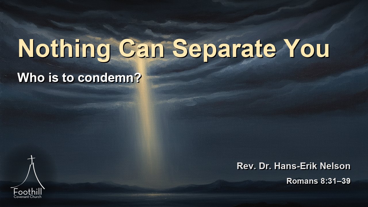 Thumbnail for Who is to condemn?