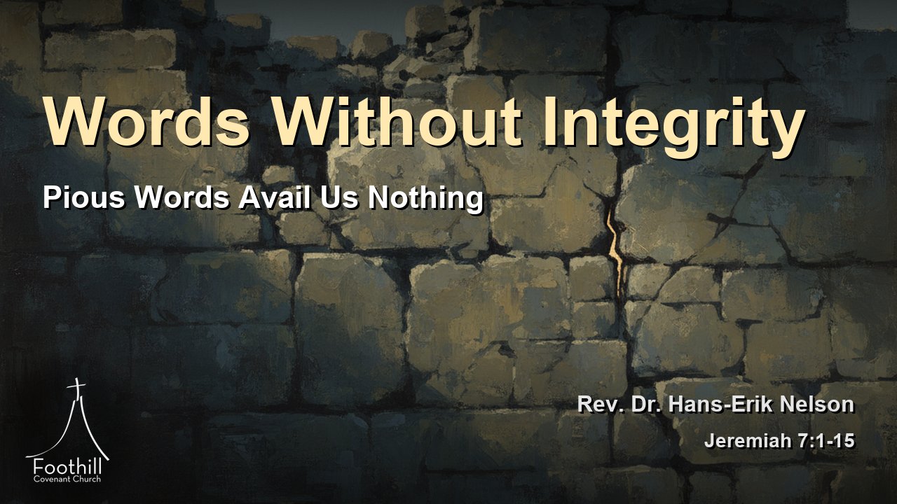 Thumbnail for Pious Words Avail Us Nothing